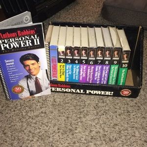 Anthony Robbins motivational speaker cassette tapes & journal